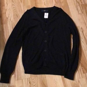 J Crew Navy Cotton Sweater